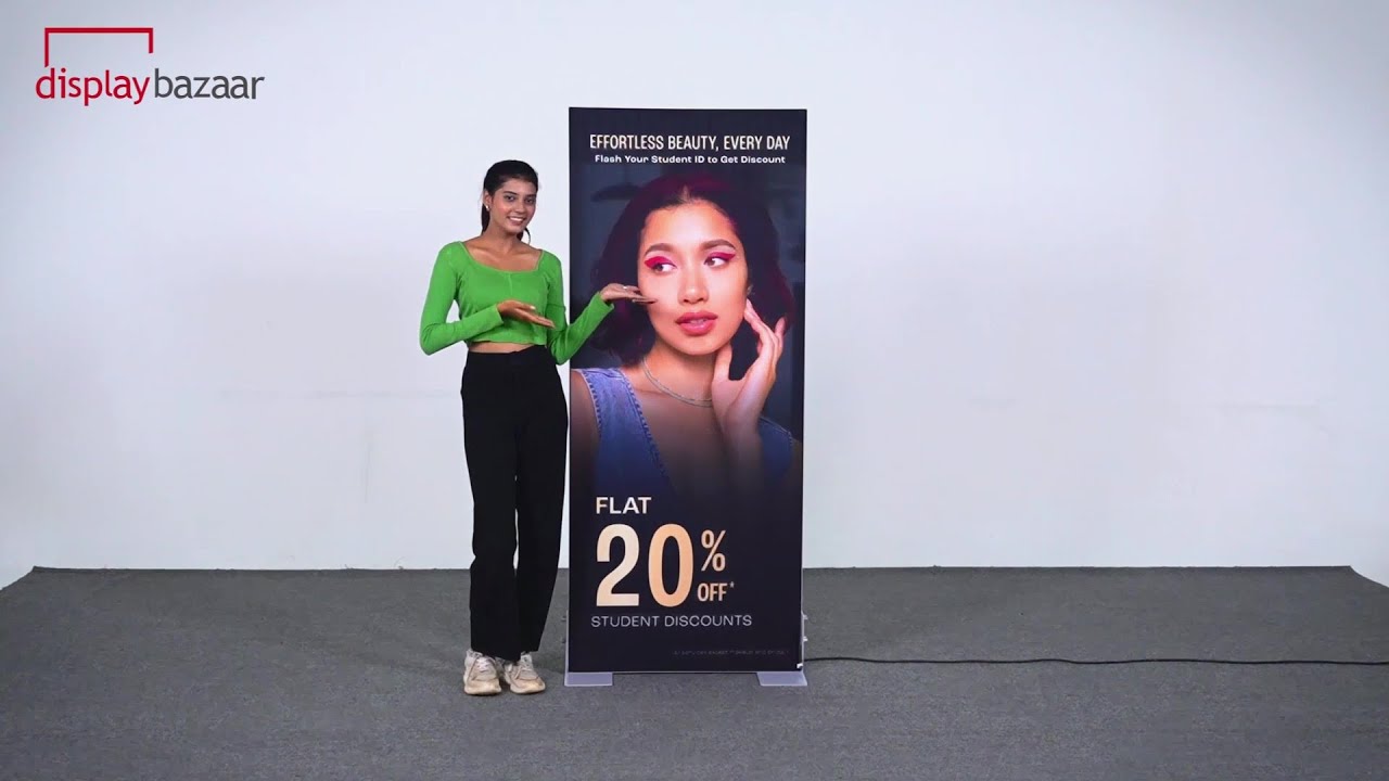 How to set up a banner stand